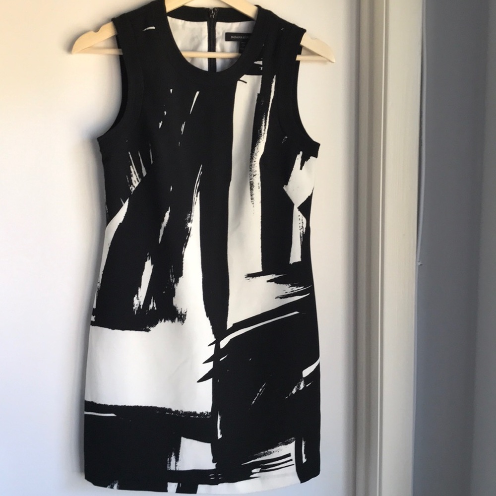 Banana Republic brushstroke sheath dress